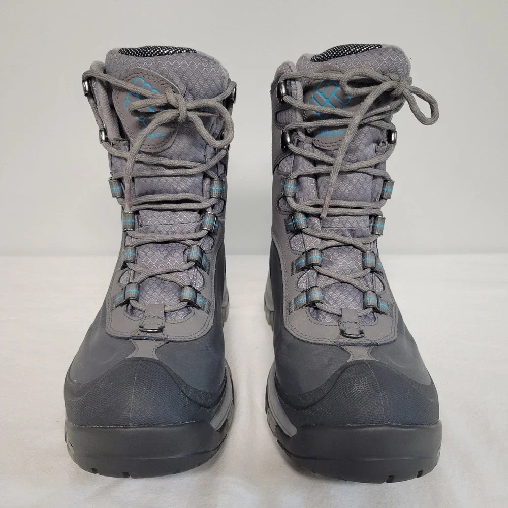 Columbia Bugaboot III Women 8.5 Black Pacific Rim Waterproof Winter Boots BL5980